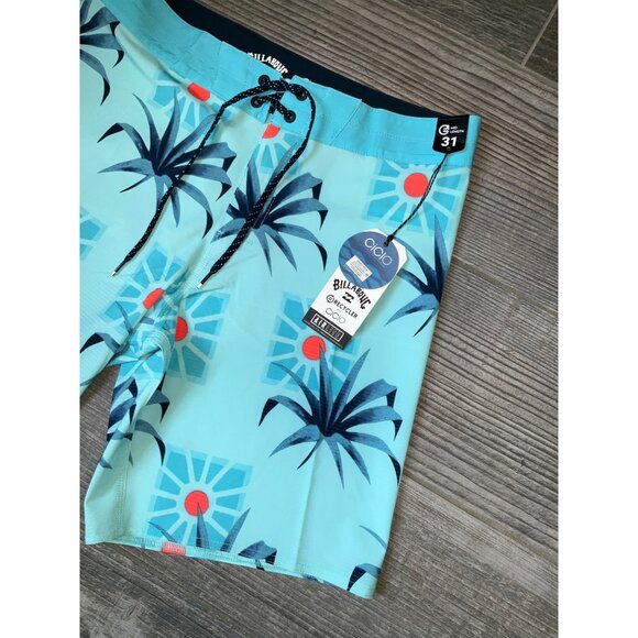 BILLABONG Recycler Sundays Board shorts Mens s size 31 NEW Blue Airlite - Picture 2 of 3